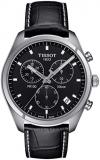 Men's Swiss Chronograph Tissot PR 100 Black Leather Strap Watch T1014171605100