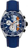 TagHeuer CAZ101N.FC8243 Formula 1 Gulf Special Edition Chronograph Blue/Aqua/Orange Dial Men's Watch